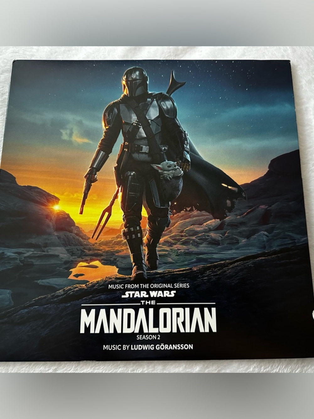 The Mandalorian Season 2 Blue Vinyl w/inserts by Ludwig Göransson Like New!
